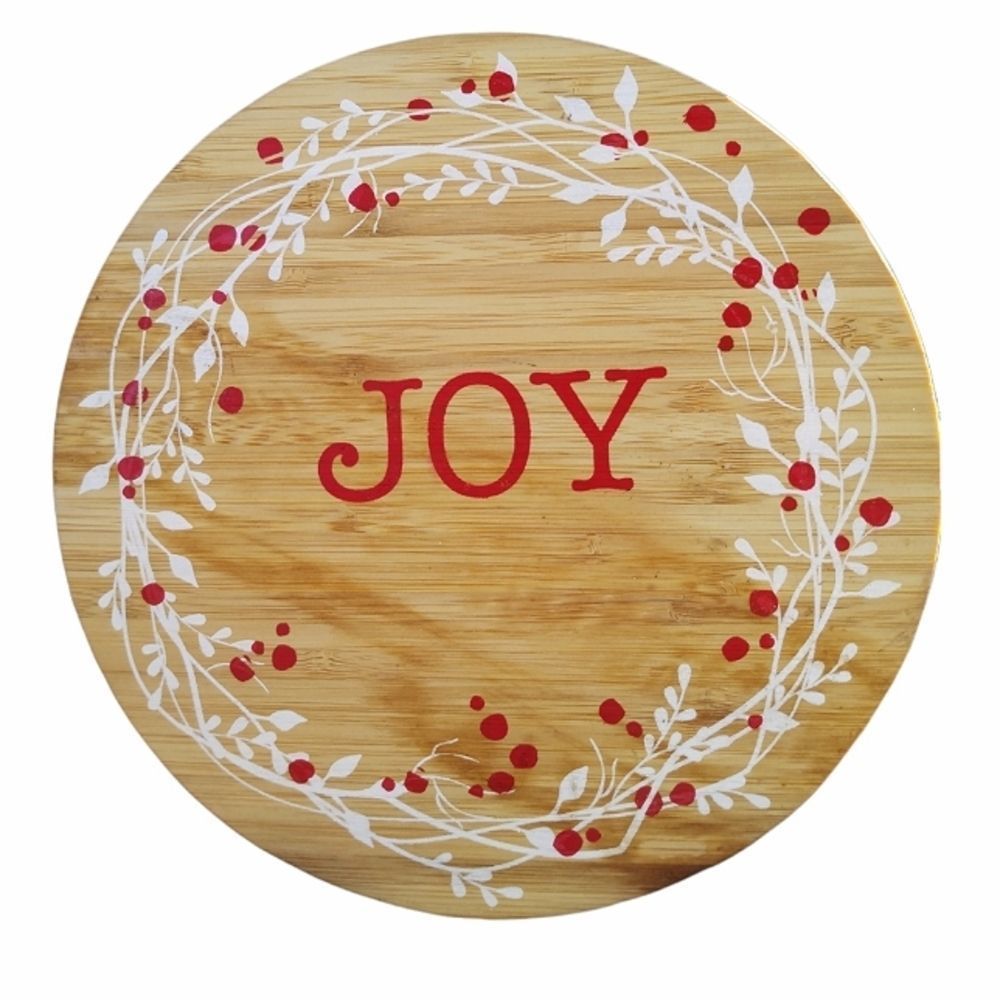 Holiday "Joy" Christmas Decor Home Decor Wooden Sign
